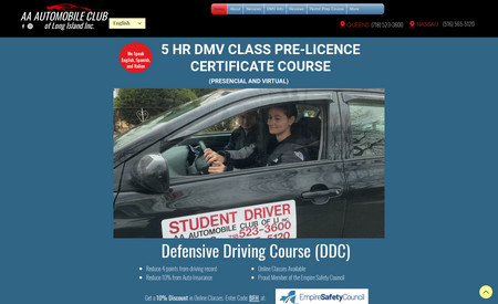 Automobile Club Of L: NY  Driving School