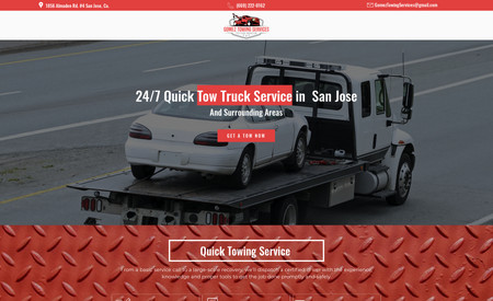 Gomez Towing Service: New website design and content
New Logo design