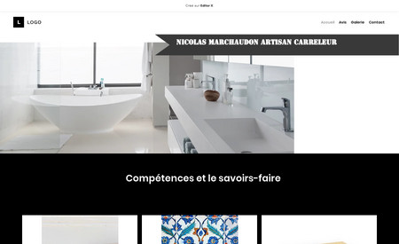 Nicolas Marchaudon : Création d'un site vitrine pour un artisan