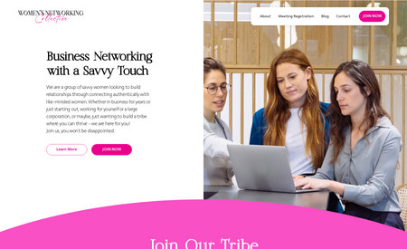 Women's Networking: Branding and website design