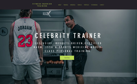 David: Fitness Training website