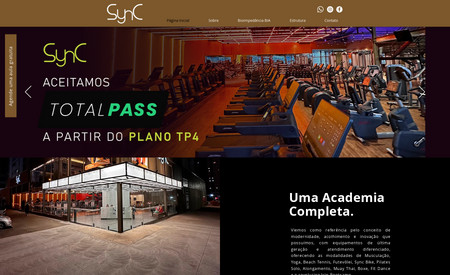 Sync Academia: Criação de site institucional e gerenciamento de google Ads