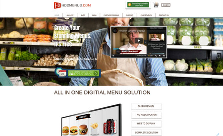 HD2Menues.com: HD2Menus is a digital menu startup serving the national restaurant market and has done well using our design acumen. They list their product and services online to get quote from customers. They have also integrated a lead magnet to attract prospective buys with a free consultation call.