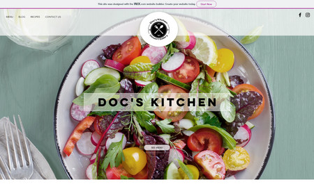 Docs Kitchen: Toni Staley an innovative chef, wanted a delicious way to display her recipes and launch her cooking classes. We created a dynamic Wix site for her that does just that.