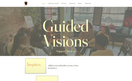 Guidedvisionsllc: -Complete Website build