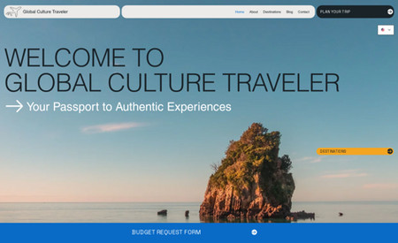 Global Culture Travel: Web Design and Development for a Private Travel Agent