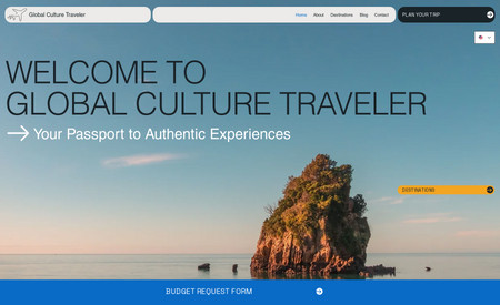 Global Culture Travel: Web Design and Development for a Private Travel Agent