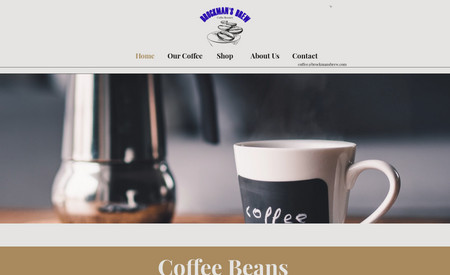 brockmans brew: This is a coffee website selling different types of coffee beans