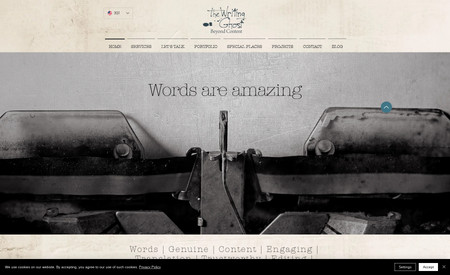 The Writing Ghost: branding, website co-design, copy, SEO