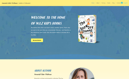 Amanda Fuller-Wellman: Website Redesign | On-Page SEO | Amazon Ads