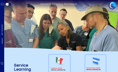 HHP2023: The Hackett Hemwall Patterson Foundation (HHPF), founded in1969, is a nonprofit service organization that provides medical care and supplies to people in underserved communities. 