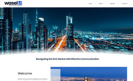 Wasel Communications: Classic Informative Website Design
