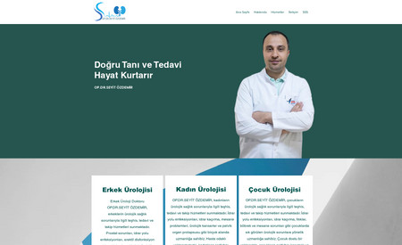 Op.Dr.Seyit Özdemir: Türkiye'de bulunan bir Doktor'un  resmi internet sitesini tasarladık.Wix hazır tema ile daha akıcı hale getirerek seo planını oluşturduk.