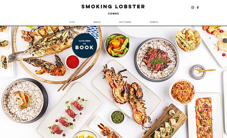 Smoking Lobster (Cowes): Colloco Marketing was responsible for full website design for three of Smoking Lobster&amp;#39;s sites.