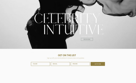 Ita Sulaiman: Celebrity intuitive landing page.