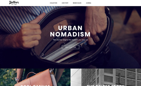 Belber We migrated the luxury luggage brand's website ove...