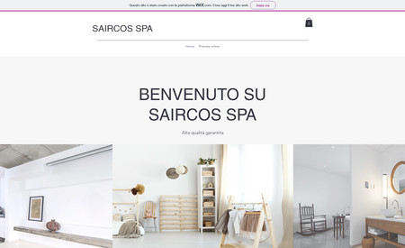 Saircos Spa: Collegamento dominio e Grafica