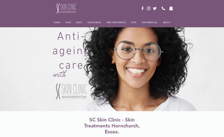 SC Skin Clinic: SC Skin Care contact GR8 Graphix to carry out Website amendments such as adding Pages and to apply continuity throughout the website. We continue to work with them for all of their Website needs  
