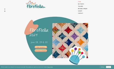 Fibrefeelia: Website design, copy, and SEO