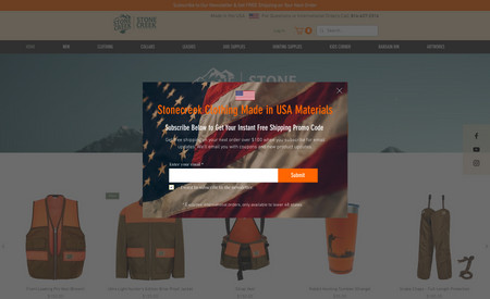 Stone Creek Hounds: eCommerce Website Design, SEO, Email Marketing