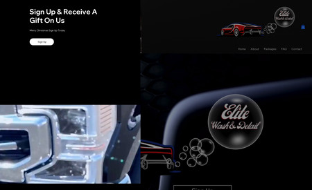 EliteWashAndDetail: HD Custom Website (Wix Studio Layout)