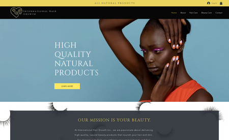 Anointed Handz: Needed new website to sell her products. Created and she loved it. 