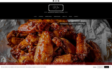Magnificent Morsels Catering: Website Design Updates | SEO | Consulting |  e-commerce | Image Research and Implementation