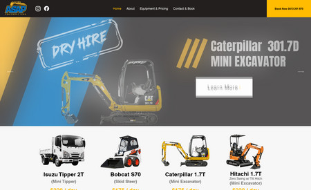 Asap Equipment Hire: A new website built for a local equipment hire company