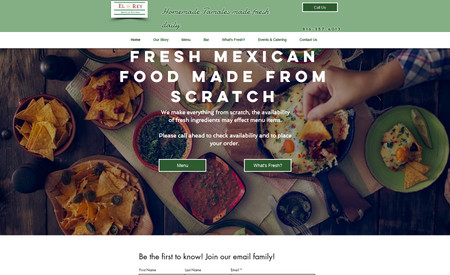 El Rey Mex Kitchen: Restaurant Website Design