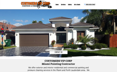 CUSTOMERS VIP CORP Painters: Web Design