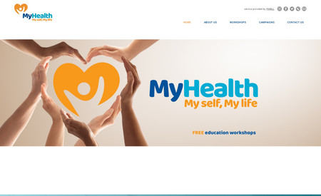 Myhealth Hillingdon: Created for a London based NHS Health advice and information supporting their services in the area and through the community.