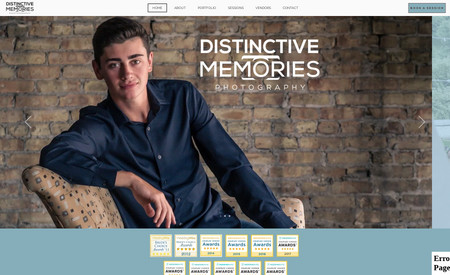 Distinctive Memories Photography: Aerodev Agency Designed Website & Logo