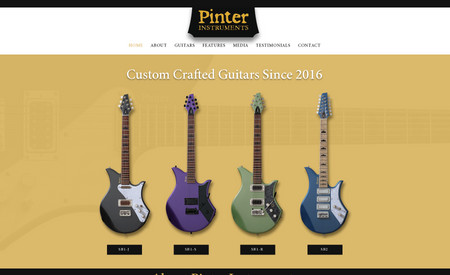 Pinter Instruments: Classic Website