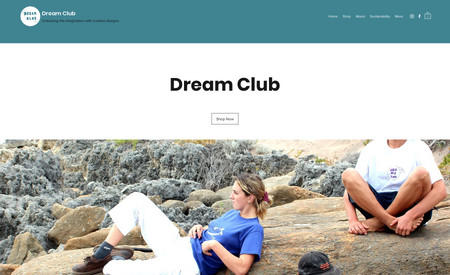Dream Club Apparel: Minor website improvements to ADI built side with custom editing. Social Audit & Fixed connections