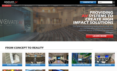 Innovate AV: Website layout and design, responsiveness, accessibility, SEO, meta tags, app integration and maintenance.  