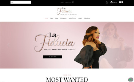 La Fiducia: An ecommerce clothing store with a message.