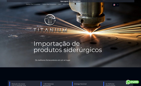 Site e SEO Titanium Trade: Desenvolvimento de site +SEO