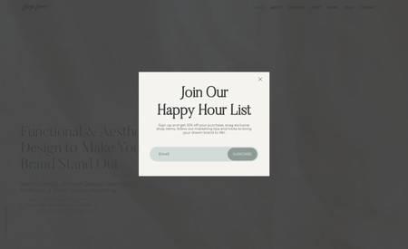 Design Hour: Design agency website designed in EditorX