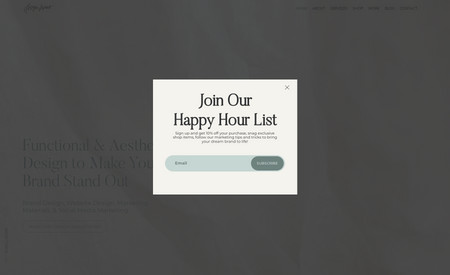Design Hour: Design agency website designed in EditorX