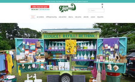Green Road Refill: Website design