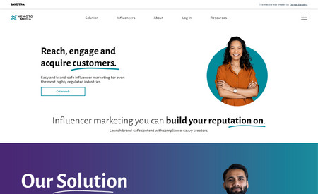 Xemoto: Reach, engage and acquire customers.
Easy and brand-safe influencer marketing for even the most highly regulated industries.