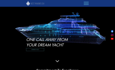 Best Marine: New website for a Yacht dealership based out of Fort Lauderdale. 