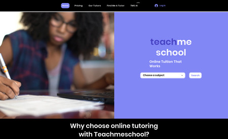Teachmeschool: Populated "Our Tutors" page with data from an external API (TutorCrunch).