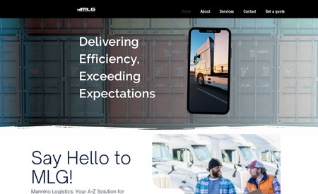 Mannino Logistics Gr: Introducing our $99 Intro to Website bundle, paired with our $50 per month hosting plan. This affordable package offers small companies a functional website complete with SEO optimization. While it may not boast extravagant features, it ensures proper functionality and includes a brand-new logo.