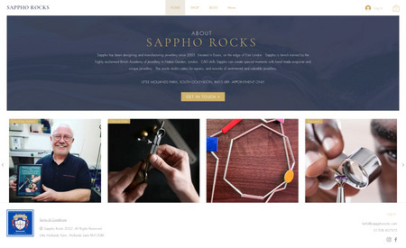 Sappho Rocks: Sappho Brammer creates exquisite, bespoke gemstone jewellery. 