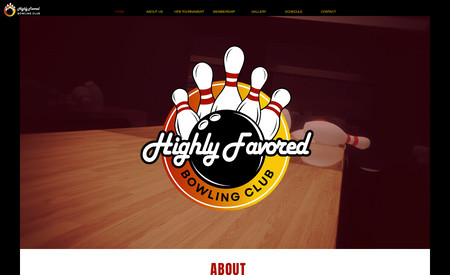 Highly Favored Bowl: For the Highly Favored Bowling Club, a dynamic website and logo were crafted to embody the spirit of camaraderie and the love of bowling shared by its veteran founders. The website, Highly Favored Bowl, is a digital hub that captures the essence of the club's mission: to unite veterans and youth through bowling, fostering community and personal growth. The design features a user-friendly interface, engaging content, and a visually appealing layout that reflects the club's commitment to service and the sport's timeless charm.

The custom logo, seamlessly integrated into the website, symbolizes the club's core values of friendship, dedication, and the joy of bowling. It serves as a beacon for the club's members and the broader community, inviting them to join a legacy where service, camaraderie, and perfect games unite.

This project showcases a blend of creative design and functional excellence, making it a standout addition to our portfolio.