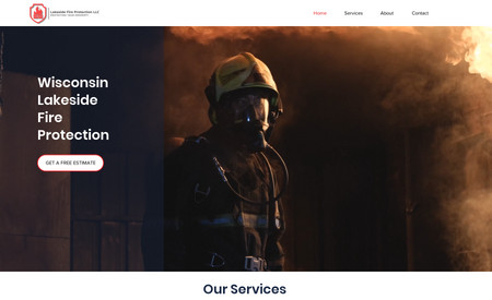 Lakeside Fire: Great client, and he needed help making his website look better.