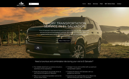 Luxury Transportation: Company that offers luxury transportation in El Salvador​.