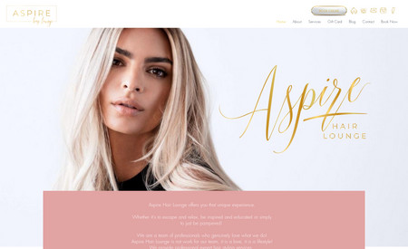 Aspire Hair Lounge: Branding | Marketing | Website | Social Media | Adelaide, South Australia  
