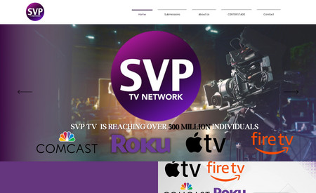 SVP TV Network: Welcome to the dynamic universe of SVP TV, where cutting-edge content meets exceptional design on a website crafted by Bri Bliss Designs. As the premier graphic design firm behind SVP TV's online presence, we bring you a website that seamlessly mirrors the excitement and innovation of the broadcast world.

Bri Bliss Designs, led by the talented Briana Brooks, has transformed SVP TV's digital space into an immersive hub for entertainment enthusiasts. Our website design not only captures the energy of live broadcasts but also provides a user-friendly platform for exploring SVP TV's diverse programming.